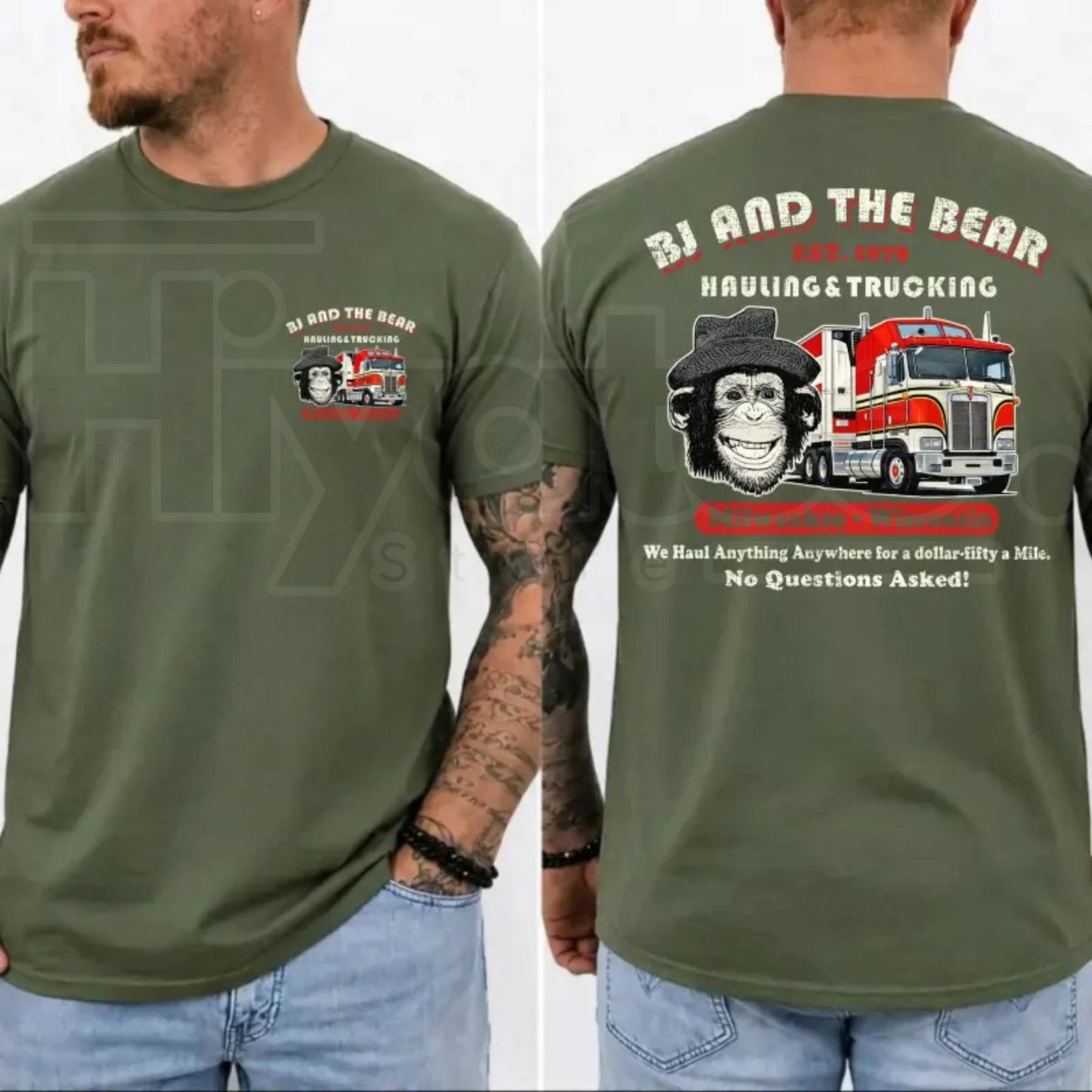 BJ and the Bear Hauling Trucking Ltd T-Shirt – Vintage 70s TV Show Graphic Tee