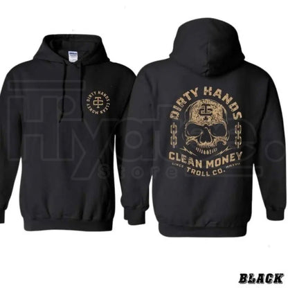 Bold Skull Graphic Pullover Hoodie