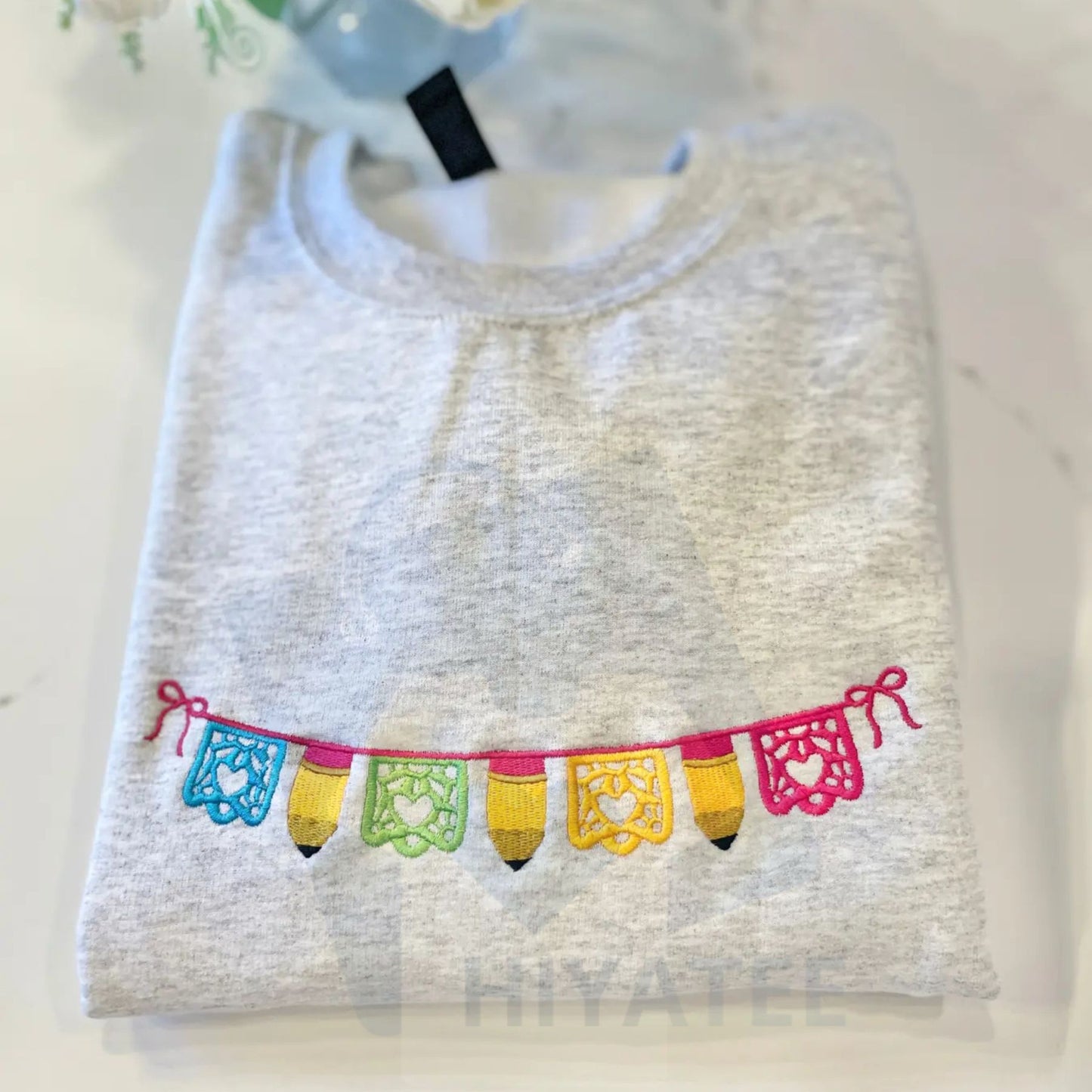 Papel Picado "Maestra Bilingüe" Sudadera Bordada – Regalo Perfecto para Consejeras y Directoras