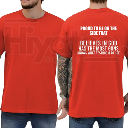 Proud To Be On The Side That T-Shirt – Funny Republican Trump Supporter Conservative Tee