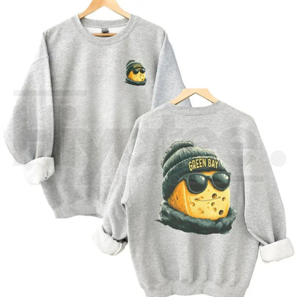Vintage Spirit Animal Football Sweatshirt – City Team Graphic Pullover, Retro Game Day Crewneck, Casual Cozy Sweatshirt
