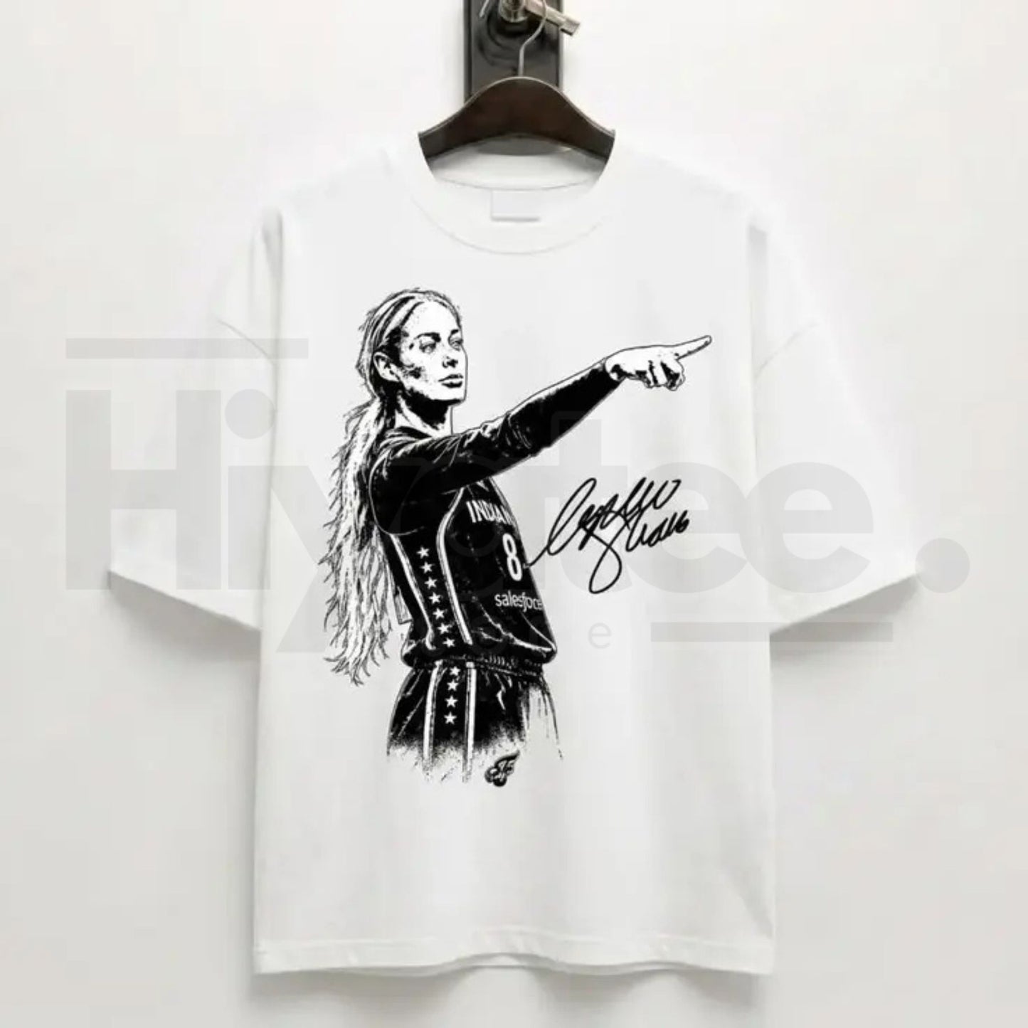 Graphic Sophie Cunningham Signature Basketball T-Shirt – High-Contrast Court Graphic Tee