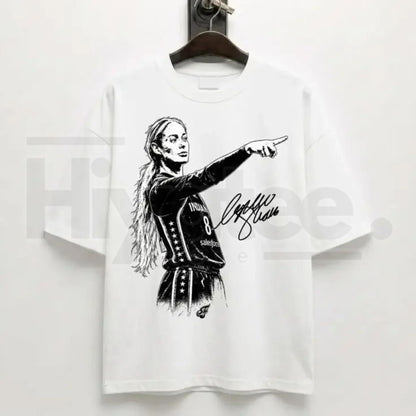 Graphic Sophie Cunningham Signature Basketball T-Shirt – High-Contrast Court Graphic Tee