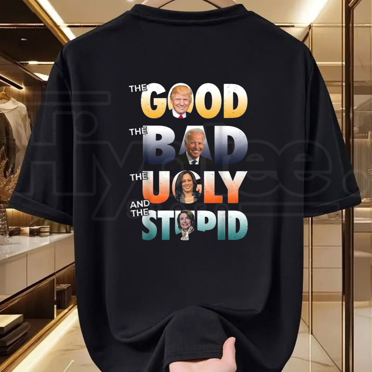 The Good The Bad Spaghetti Western Parody T-Shirt – Retro Cowboy Movie Graphic Tee