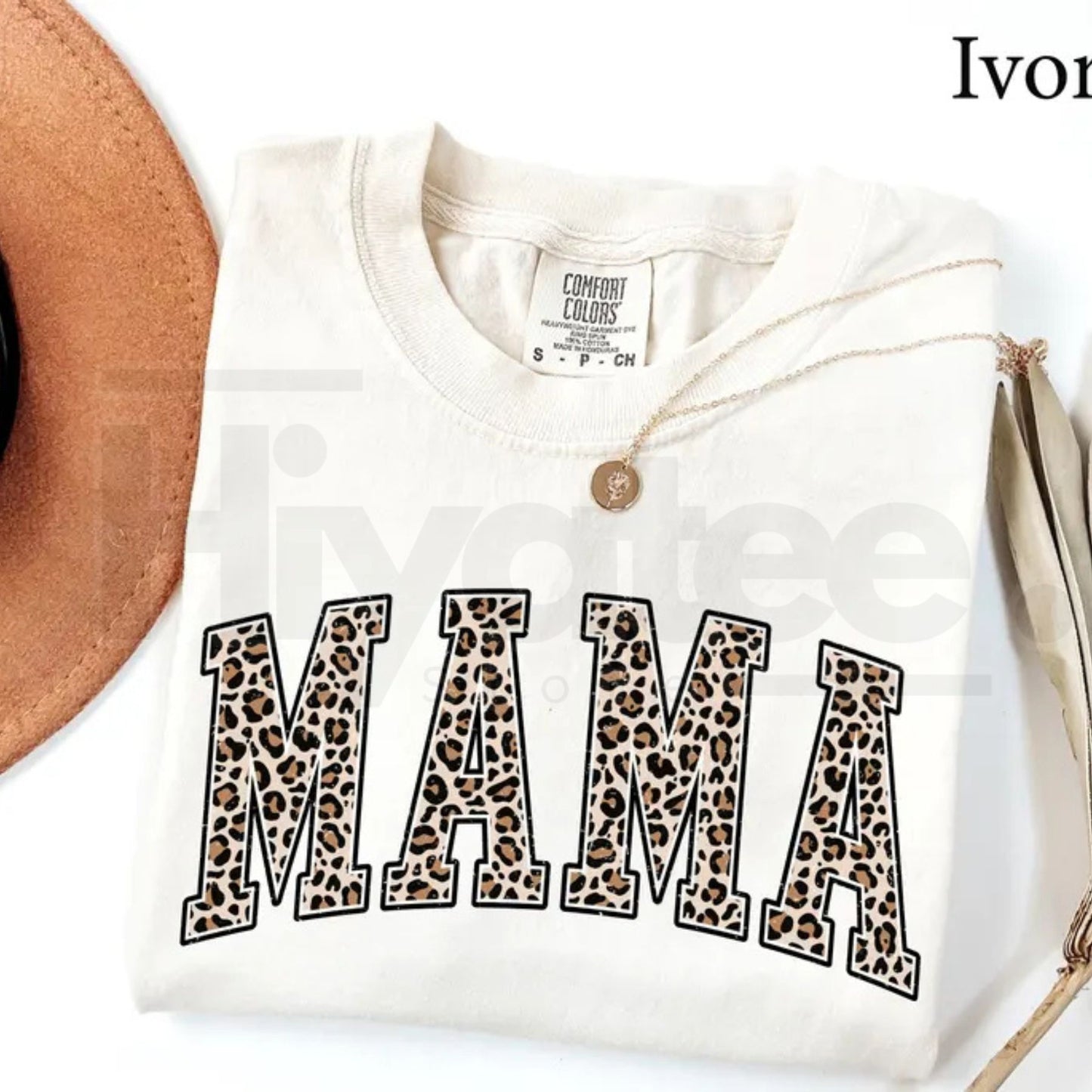 Comfort Colors® Leopard Mama Shirt – Trendy Mama Graphic Tee & Funny Mothers Day Gift