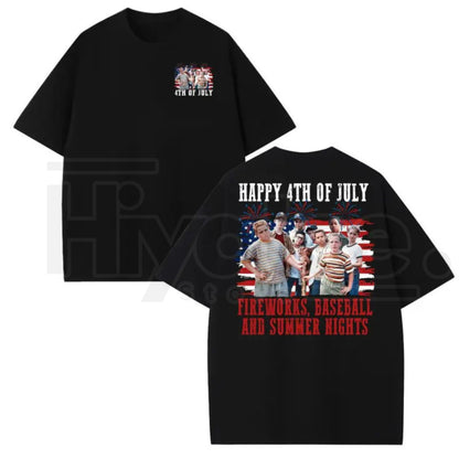 The Sandlot 4th of July T-Shirt – 1990s Movie Baseball Squad Independence Day Tee