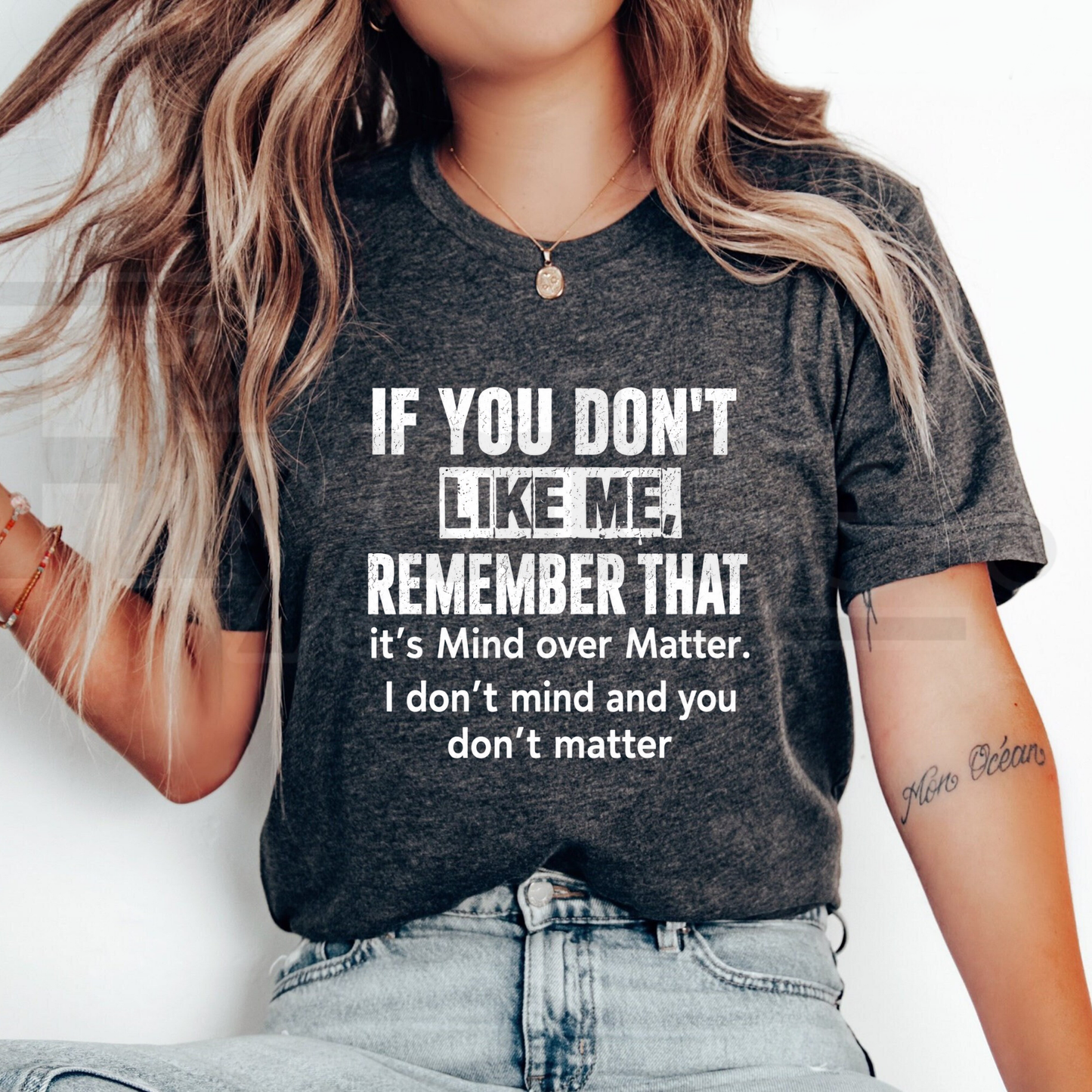 Mind Over Matter T-Shirt – Inspirational Mindfulness Graphic Tee