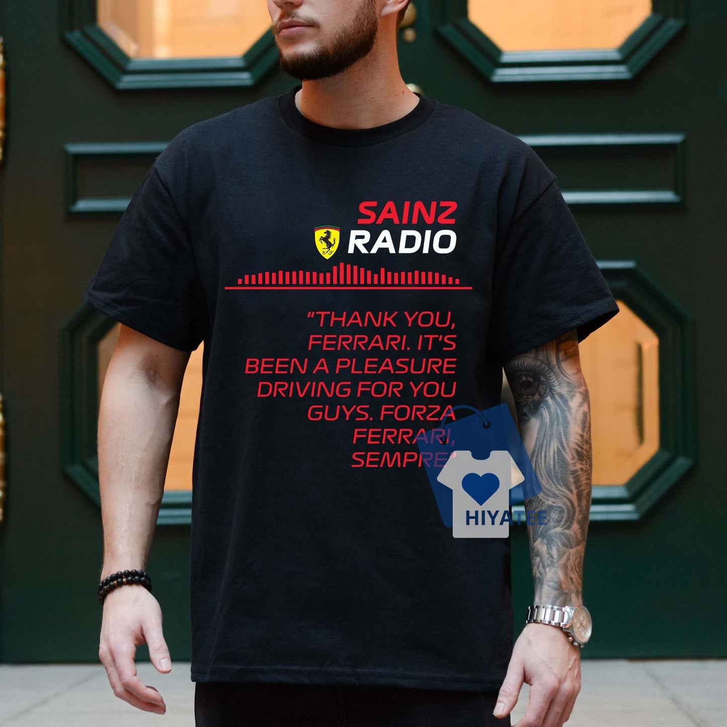 Sainz Radio Racing Sound T-Shirt – Iconic Motorsport Tee for Racing Fans