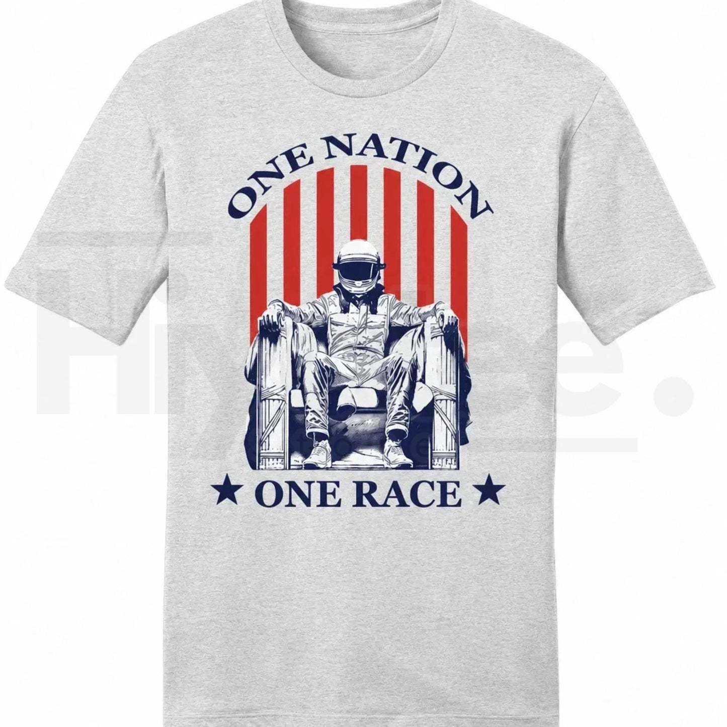 "Freedom 250 Grand Prix" – One Nation One Race Patriotic Graphic Top