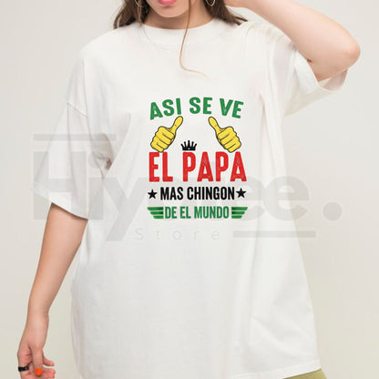 El Papa Father's Day T-Shirt – Funny Hispanic Dad Graphic Tee