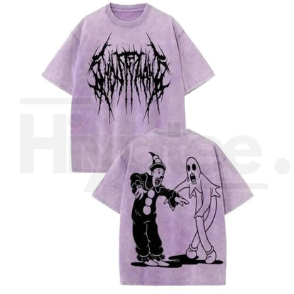 Ghostemane Spooky Halloween Graphic Washed Tee