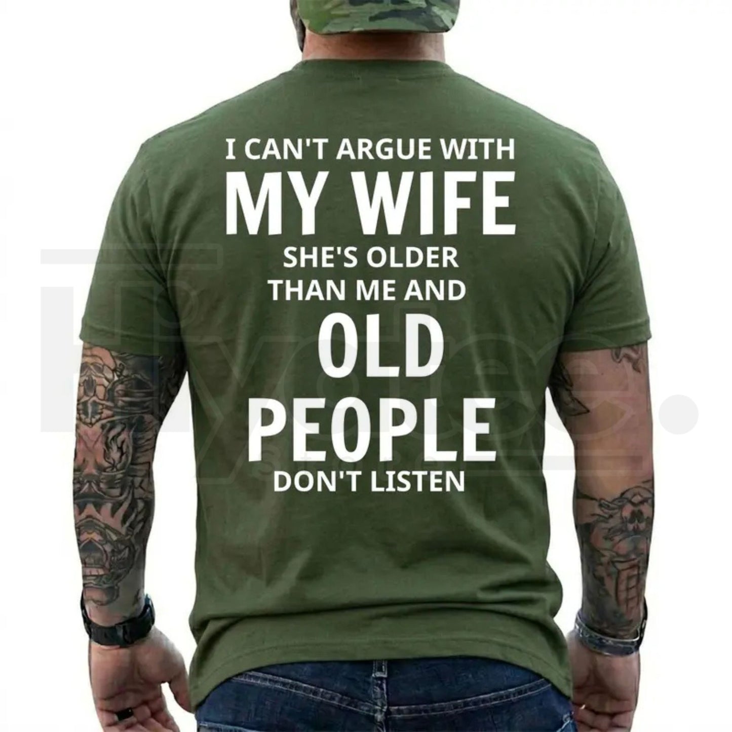 She's Older Than Me Husband T-Shirt – Funny Wife Humor Graphic Tee