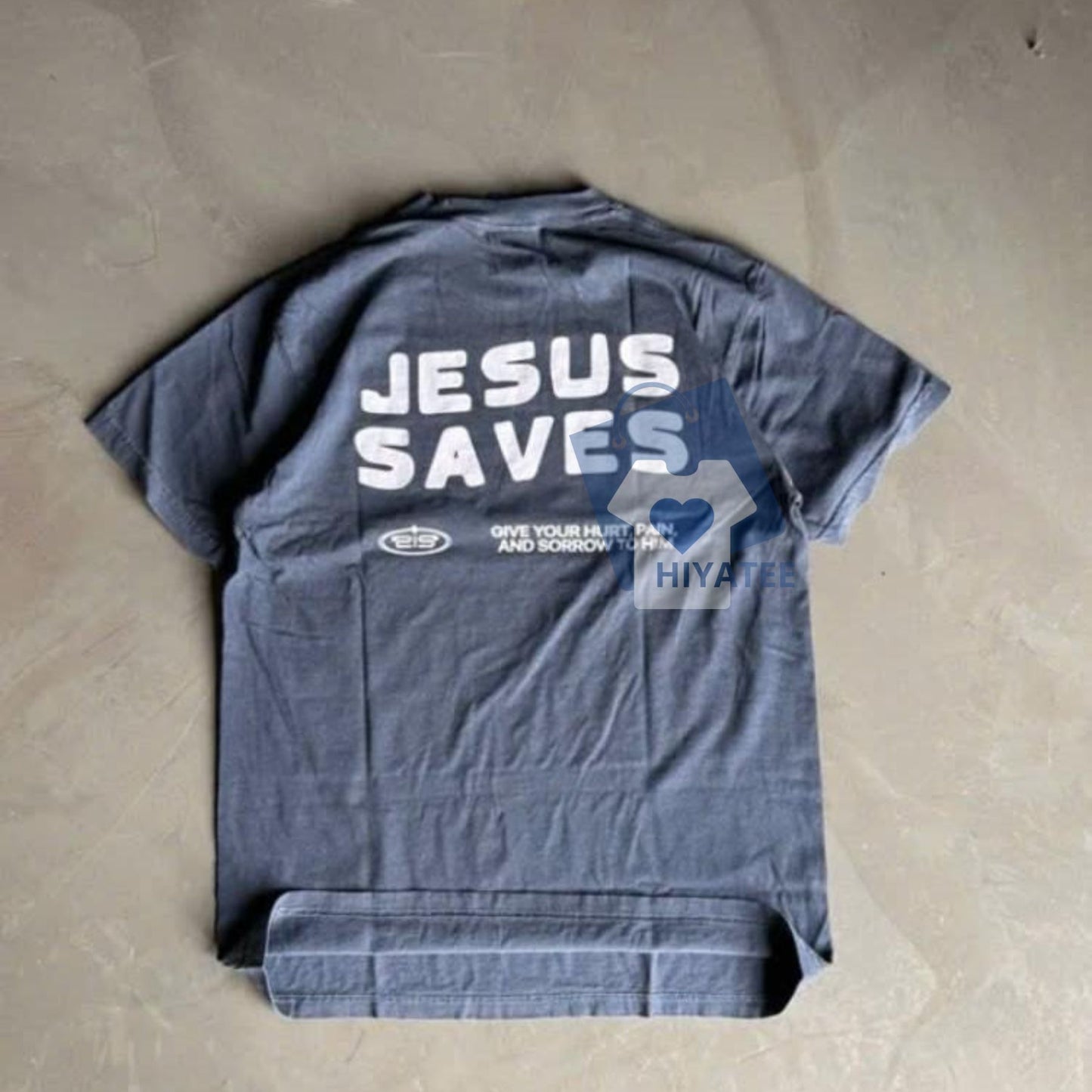 Jesus Saves Shirt – 2-Sided Unisex Cotton Faith Tee
