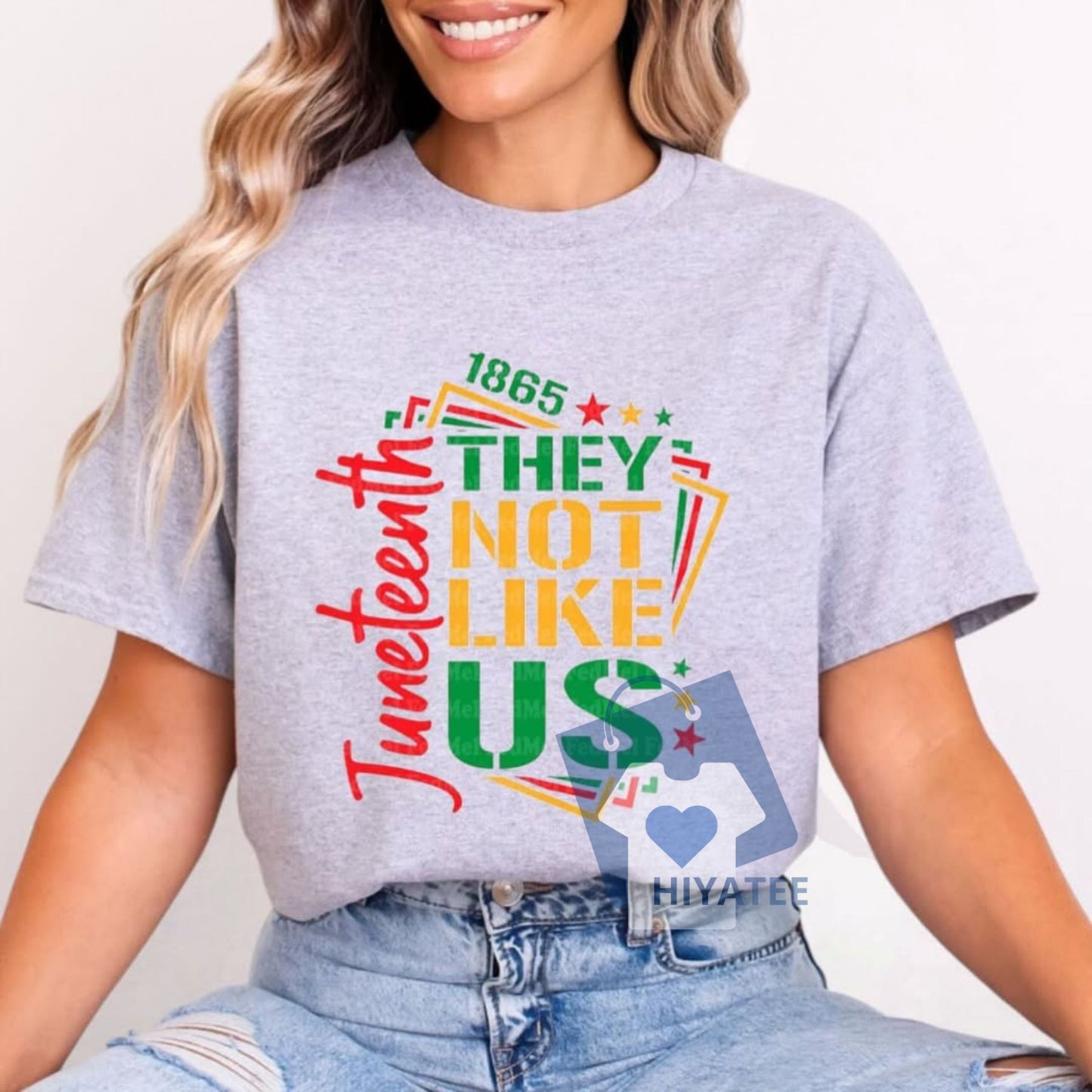 They Not Like Us Juneteenth T-Shirt – Men’s Graphic Tee for Summer, Fitness & Outdoor Wear