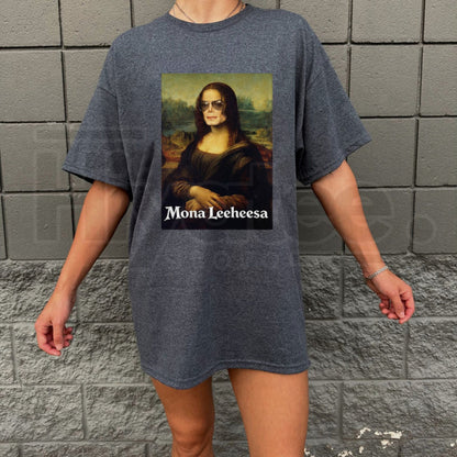 Mona Leeheesa Funny MJ Hee Hee T-Shirt – Witty Music Art Parody Tee