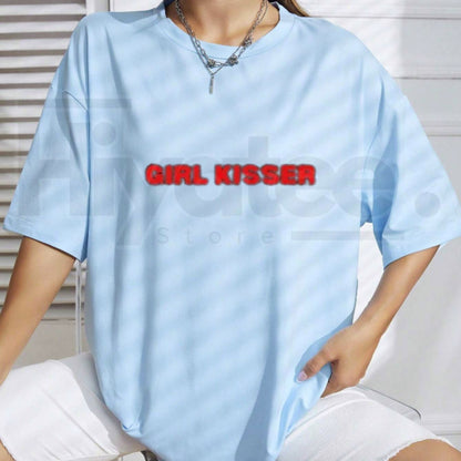 Girl Kisser Funny Unisex Tee – Humorous LGBTQ Pride Rainbow Graphic T-Shirt