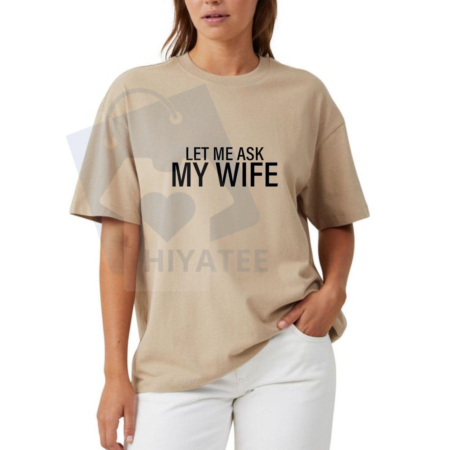 Men's Crewneck Sweatshirt – Bold White Text Slogan Across Chest