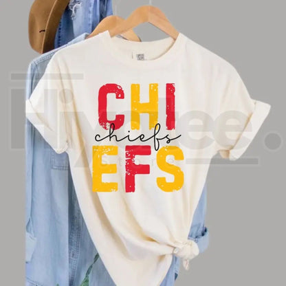 Comfort Colors First Down Football Ivory T-Shirt Retro Sports Graphic Tee