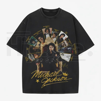 "Michael Jackson Retro" – Vintage King of Pop Unisex Graphic Top
