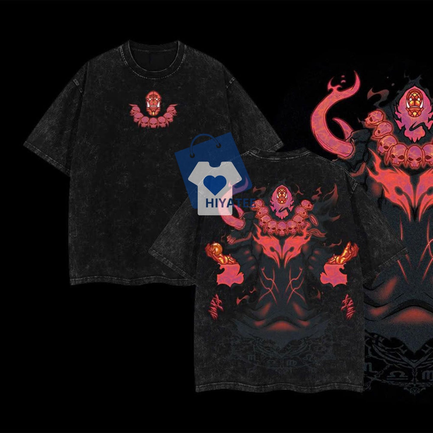 Solo Leveling Oversized Vintage Tee – Beru, Igris, Tusk & More!