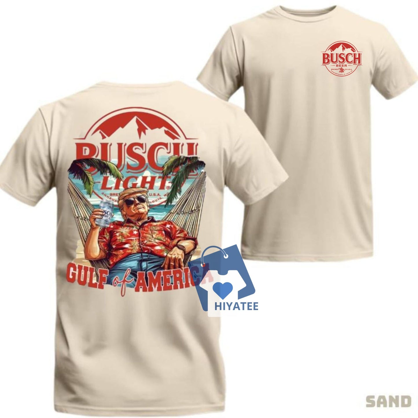 Busch Light Vintage Relaxed Fit T-Shirt – Gulf of America Beer Lovers Edition