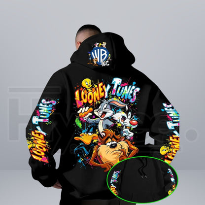 Warner Bros Looney Tunes Back Print Hoodie