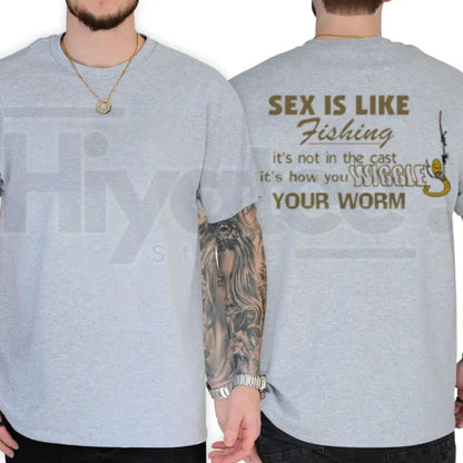 Think Like A Fish Graphic Tee – Funny Angler Shirt for Fishing Trips