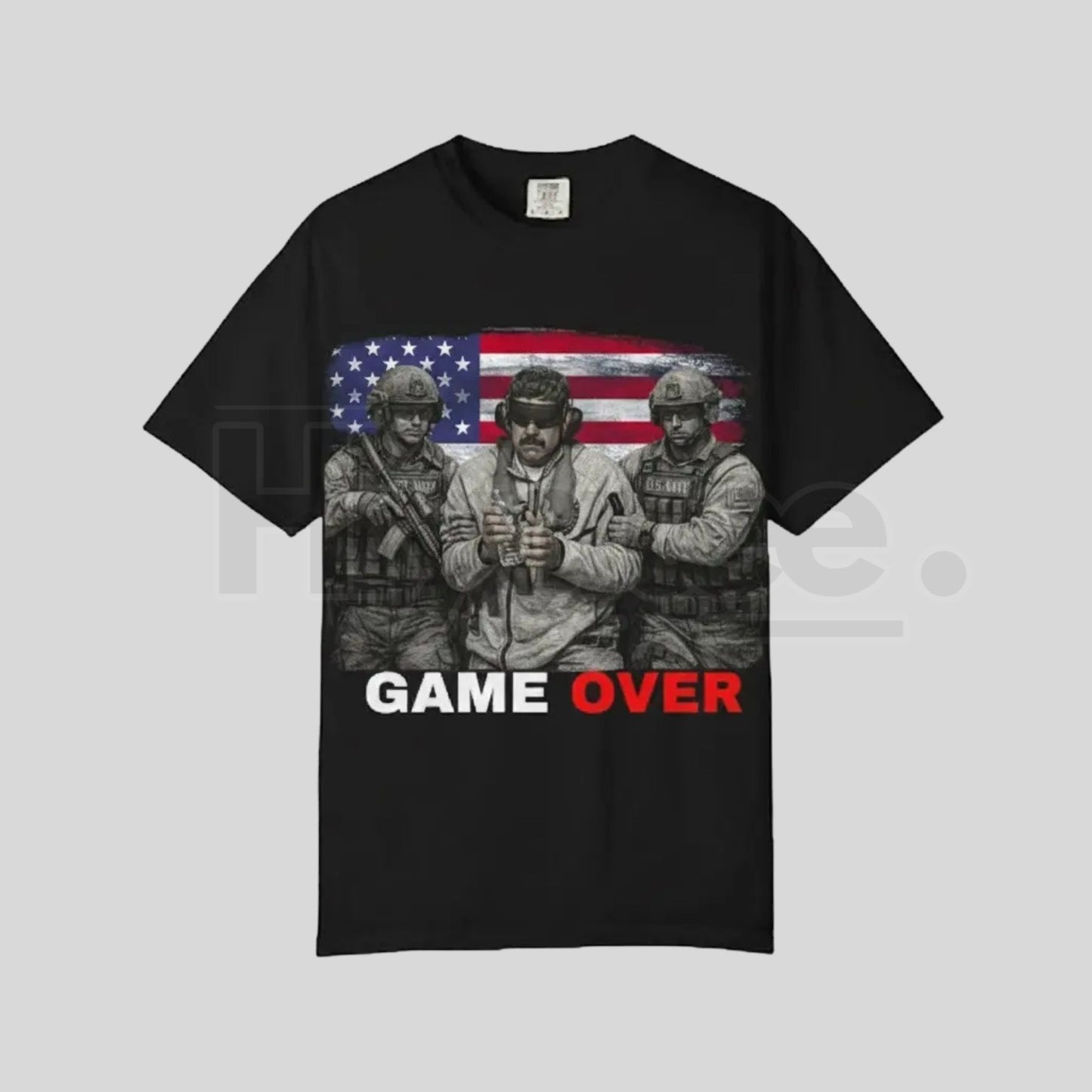 Maduro "Game Over" T-Shirt – Jan 3 2026 Edition Political Graphic Tee