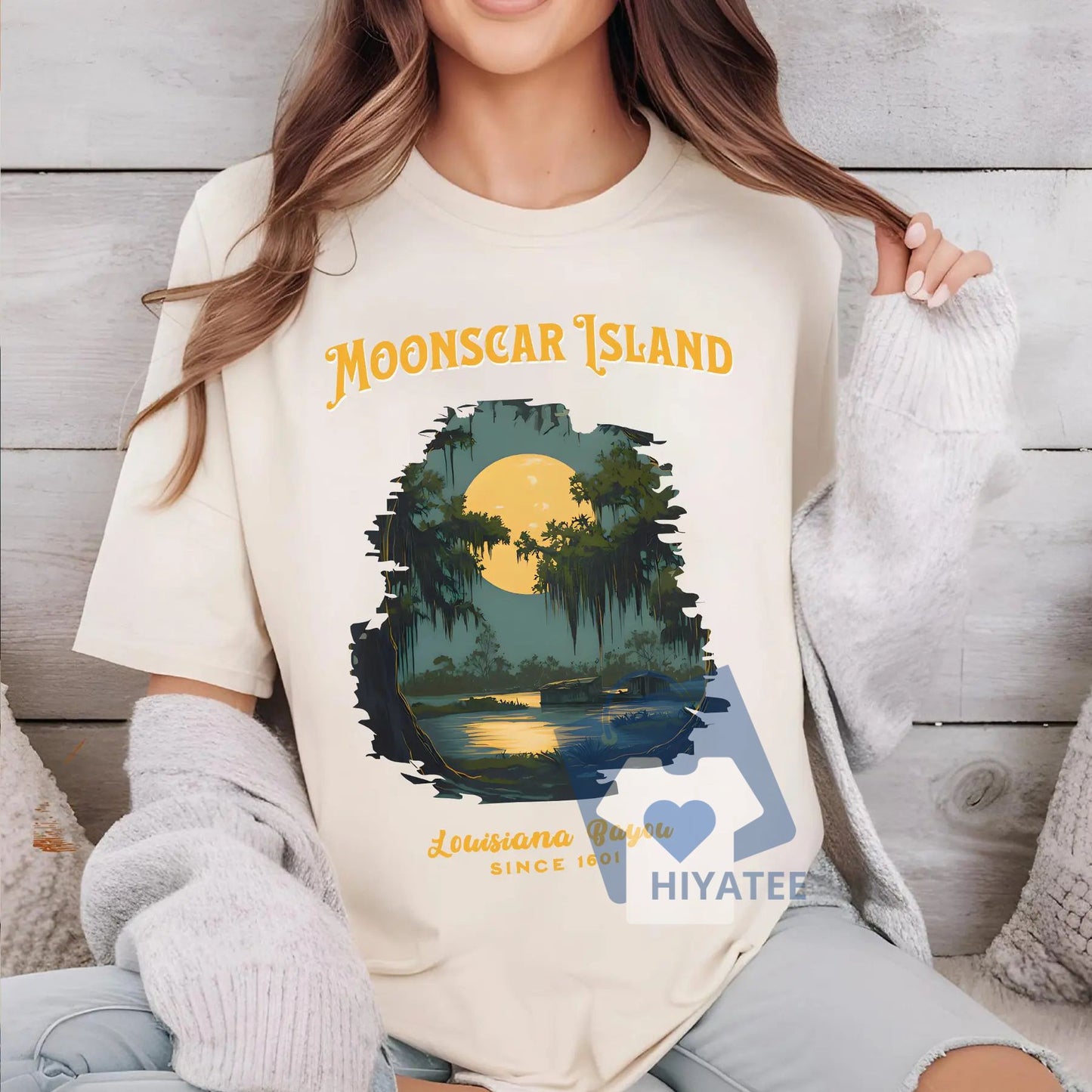 Moonscar Island Shirt – Retro Cartoon Halloween Tee, 90s Zombie Island Nostalgia Gift