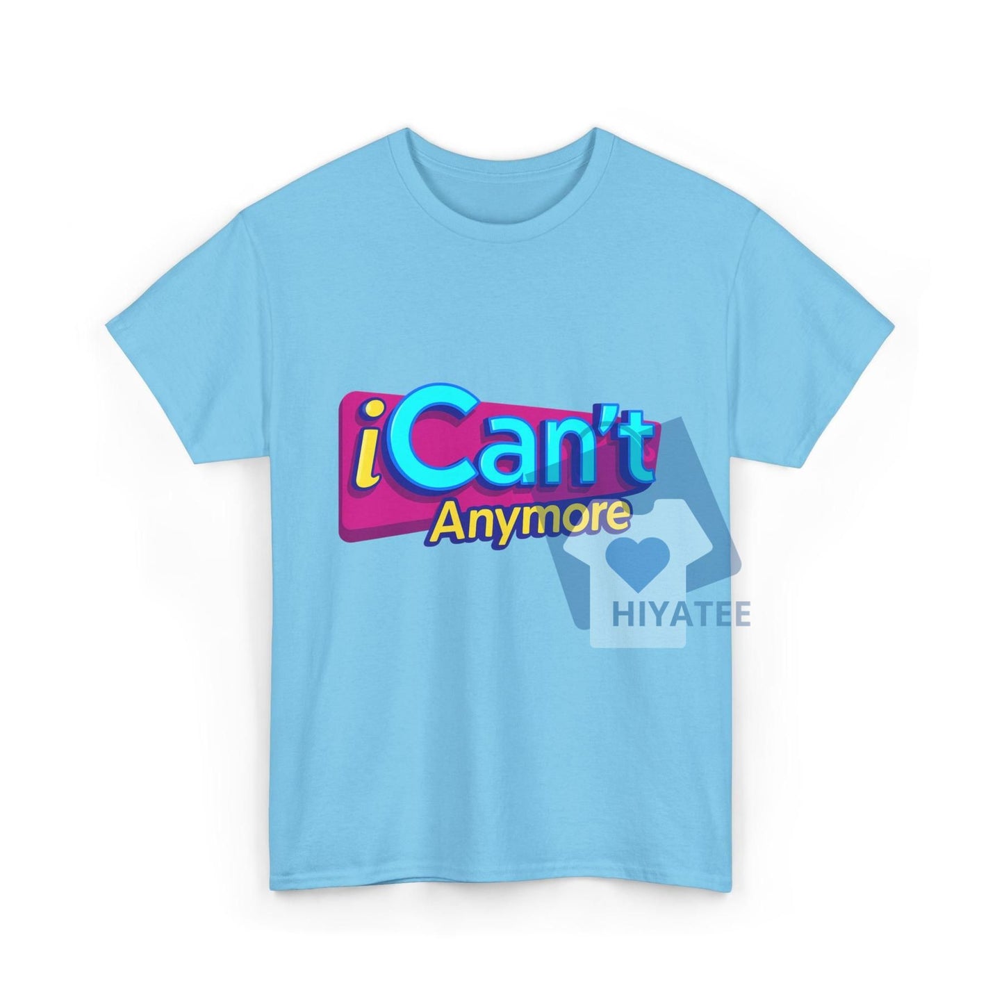 iCan't Anymore T-Shirt – iCarly Meme Tee, Gen Z Burnout Humor, Y2K Aesthetic Shirt