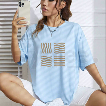 "Elemental Stones" – Retro Minimalist Fifth Element Graphic Top