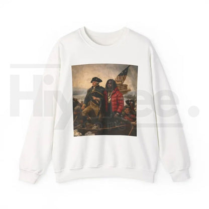 Chief K x Washington Sweatshirt: Crossing the Delaware Meme History Crewneck