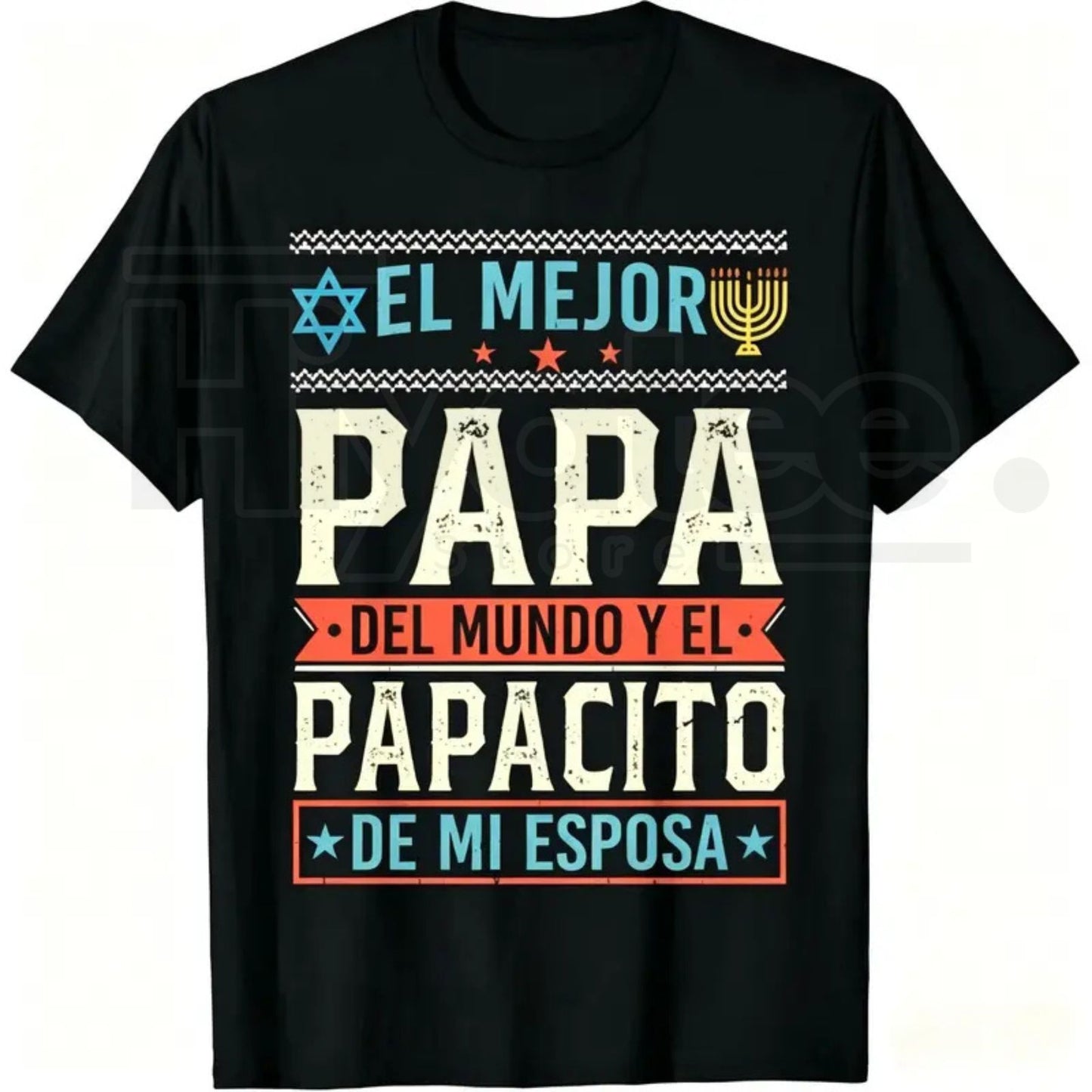 "Naughty Jewish Hanukkah" – Funny Festival of Lights Graphic Top