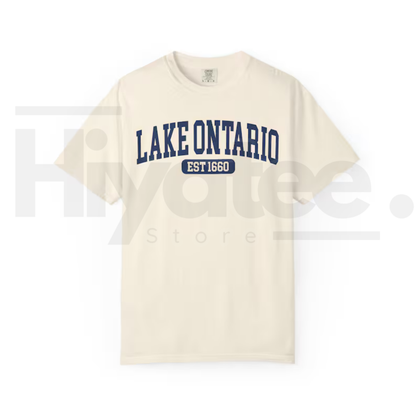 Lake Ontario Est 1660 T-Shirt Funny Canada Trump Tariff Satire Tee