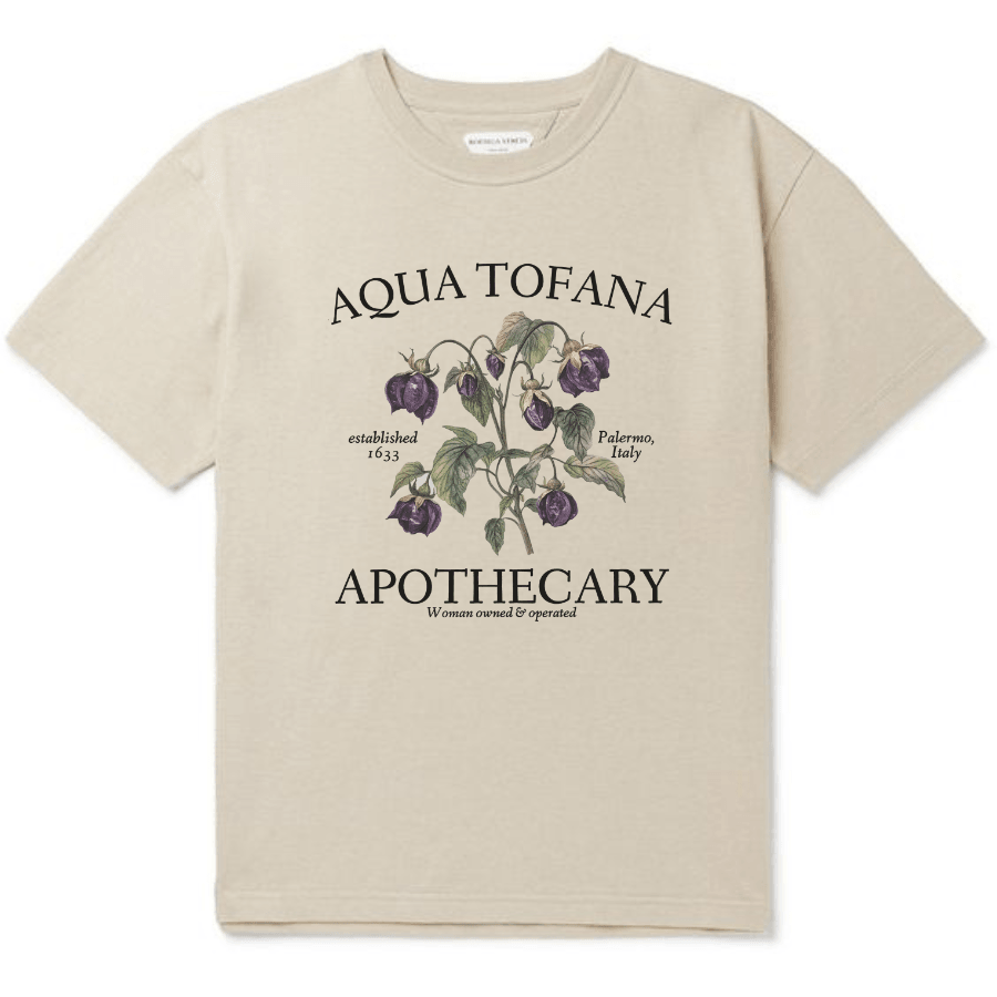 Vintage Aqua Tofana Shirt, Aqua Tofana Apothecary Shirt, Gift For Men And Women - Hiyatee