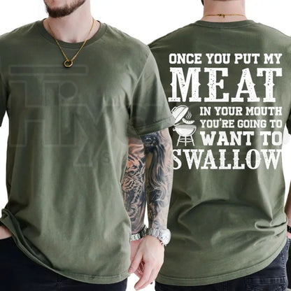 Funny BBQ Meat Lover T-Shirt – Grill Master Graphic Tee