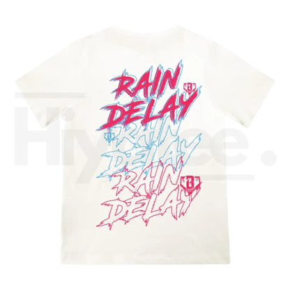 "Rain Delay Lightning Bolt" – Energetic Youth Lightweight Graphic Top