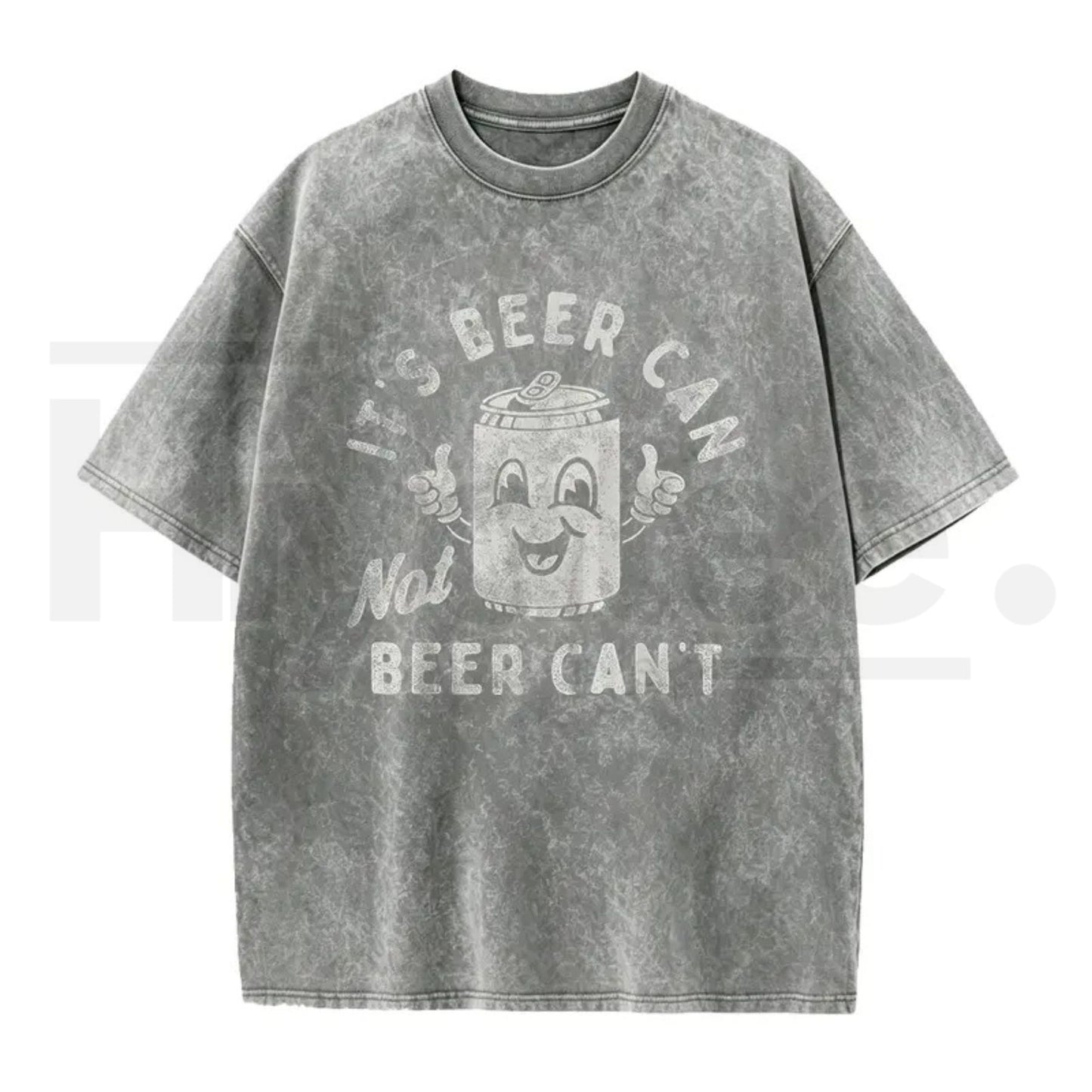 "Beer Can Not Beer Can't" Funny Pun T-Shirt – 180g Optimistic Graphic Tee