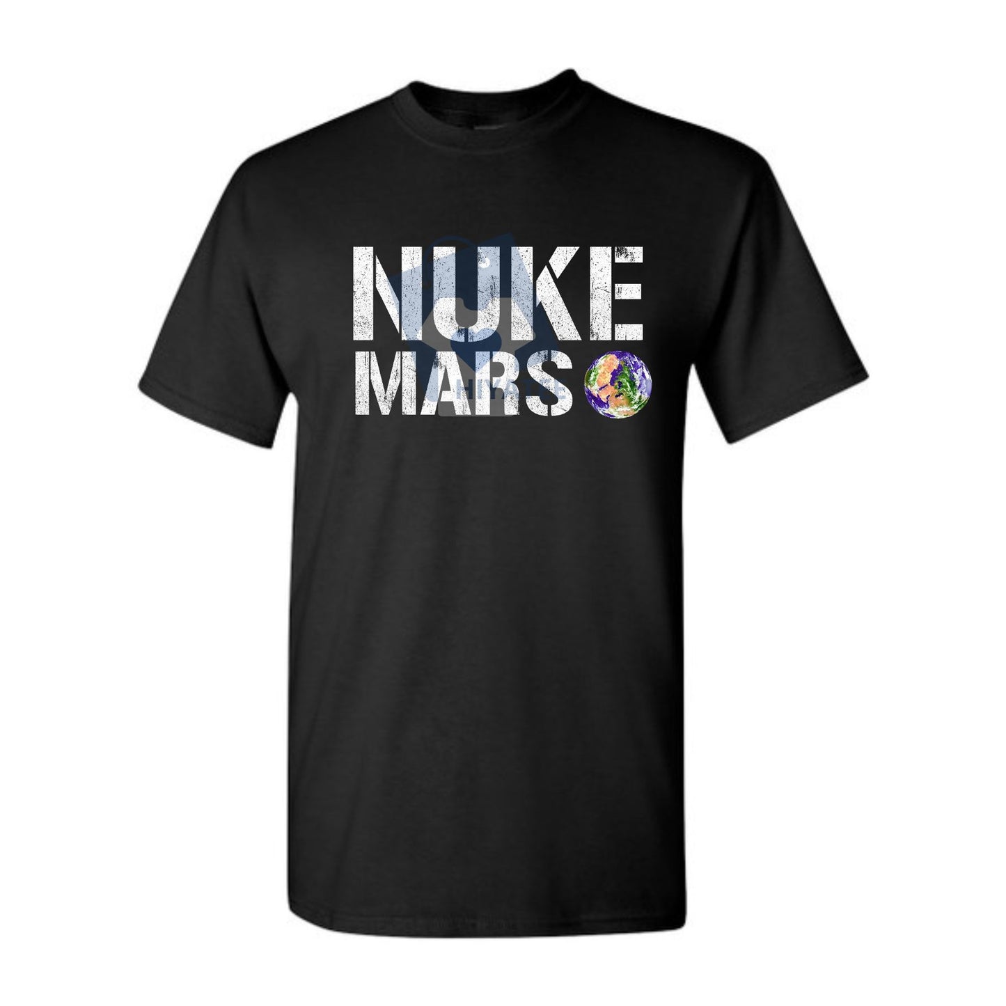 "Nuke Mars" Graphic T-Shirt – Elon Musk SpaceX Fan Tee, Space Exploration Gift