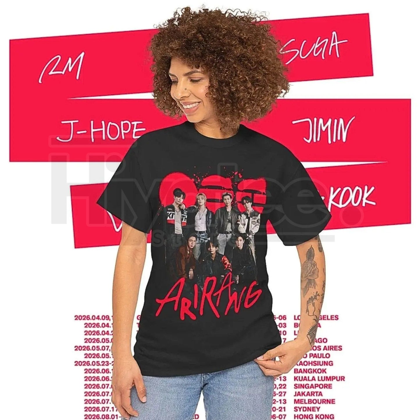 "Bangtan Arirang Magazine" – Kpop World Tour 2026 Heavy Cotton Top