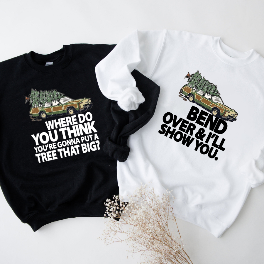 National Lampoon Christmas Vacation Sweatshirt – Perfect Matching Sweatshirts for Couples - Hiyatee