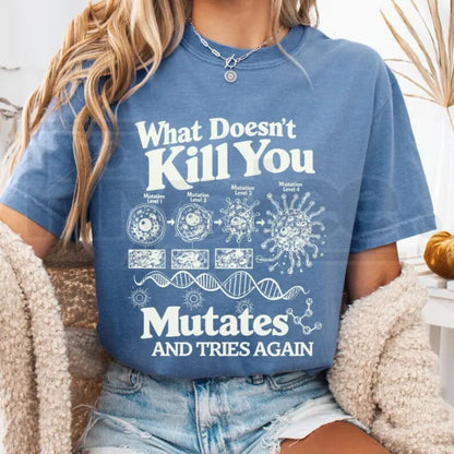 Comfort Colors Bacteria Virus Science Biology Teacher Shirt