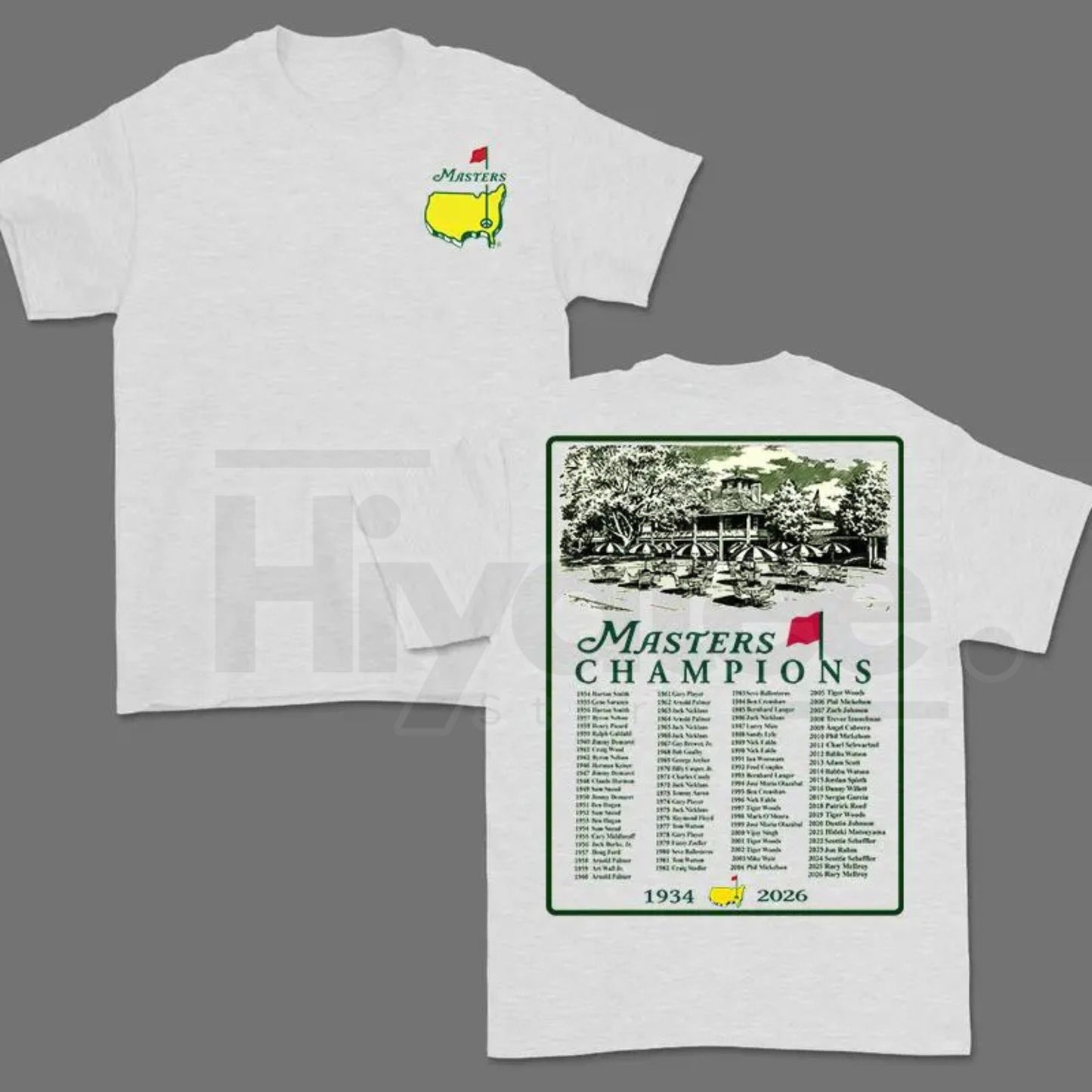 "2026 Masters Tournament" – 90th Augusta Champions Retro Golf Top