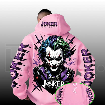Joker Graphic Hoodie – Vintage Dark Aesthetic Pullover