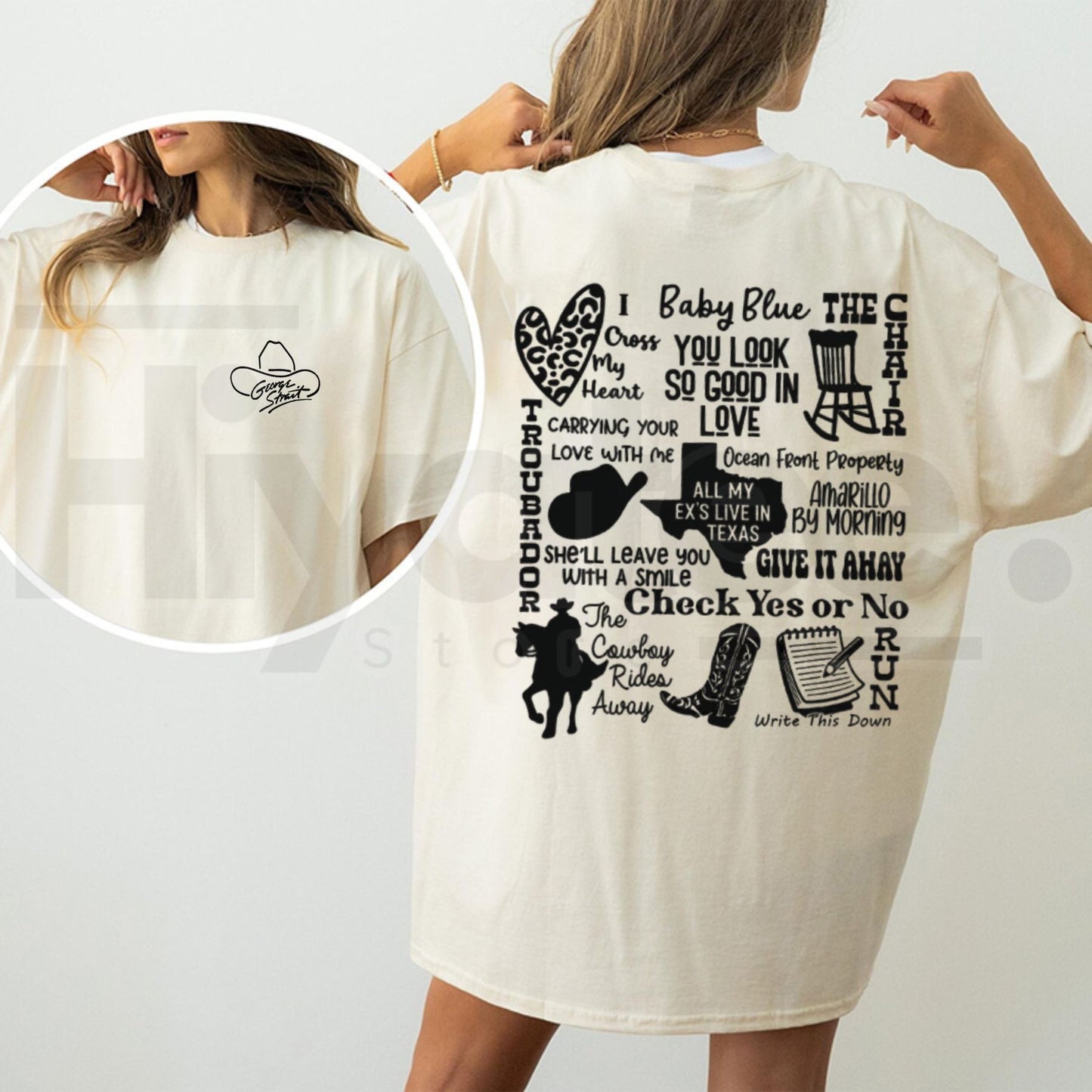 Vintage Cowboy Country Music Concert T-Shirt – Retro Western Aesthetic Graphic Tee, Classic Rodeo Style Streetwear Top