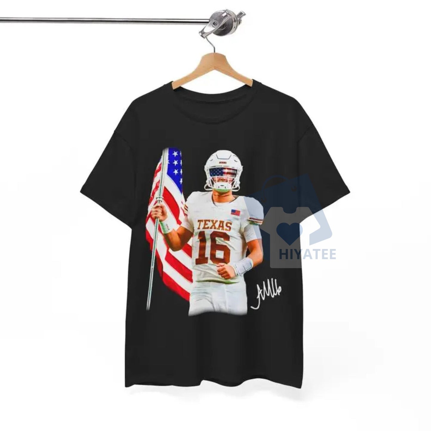 Arch Manning USA T-Shirt – American Football Fan Tee, Patriotic College Sports Apparel