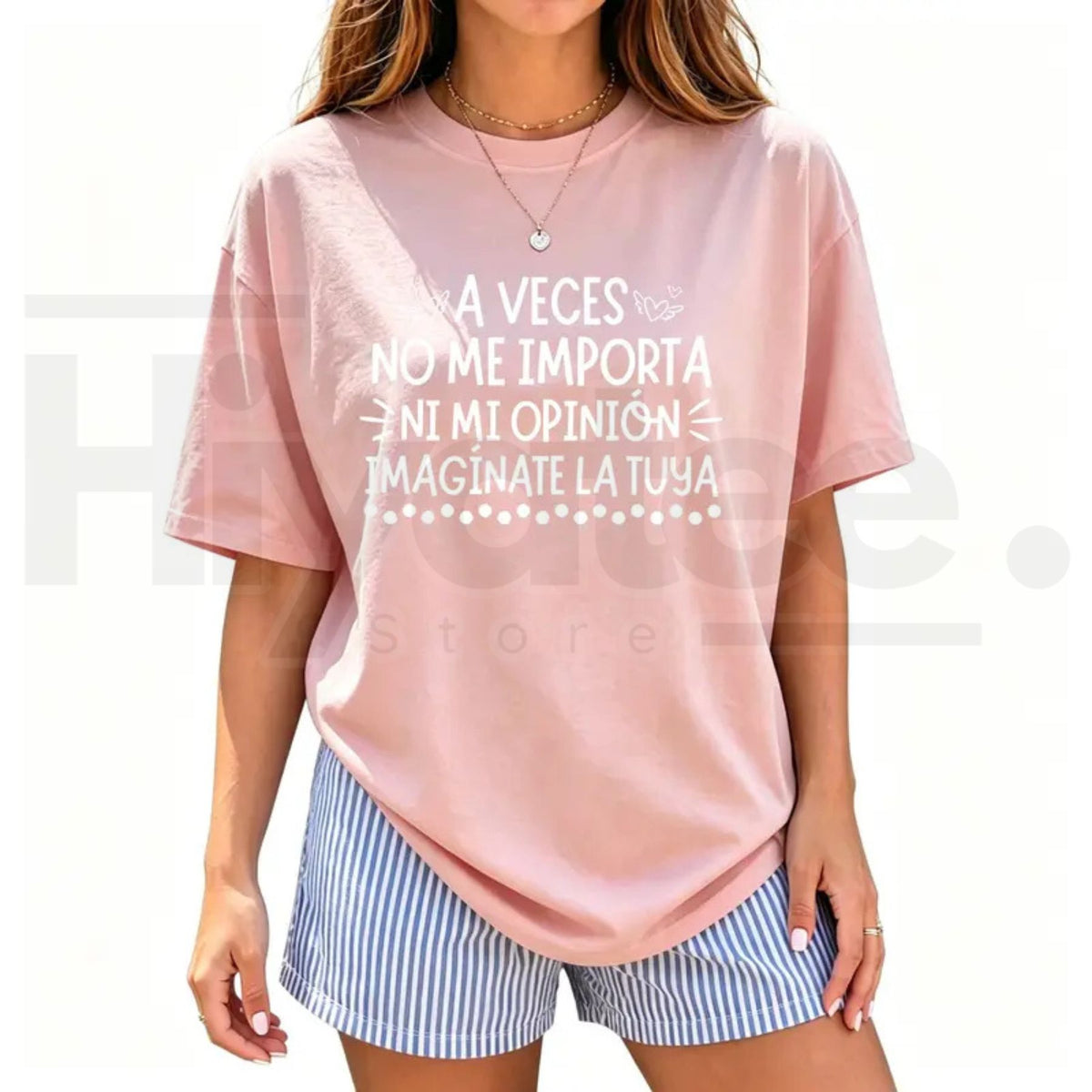 A Veces No Me Importa Ni Mi Propia Opinion T-Shirt – Funny Spanish Quote Tee
