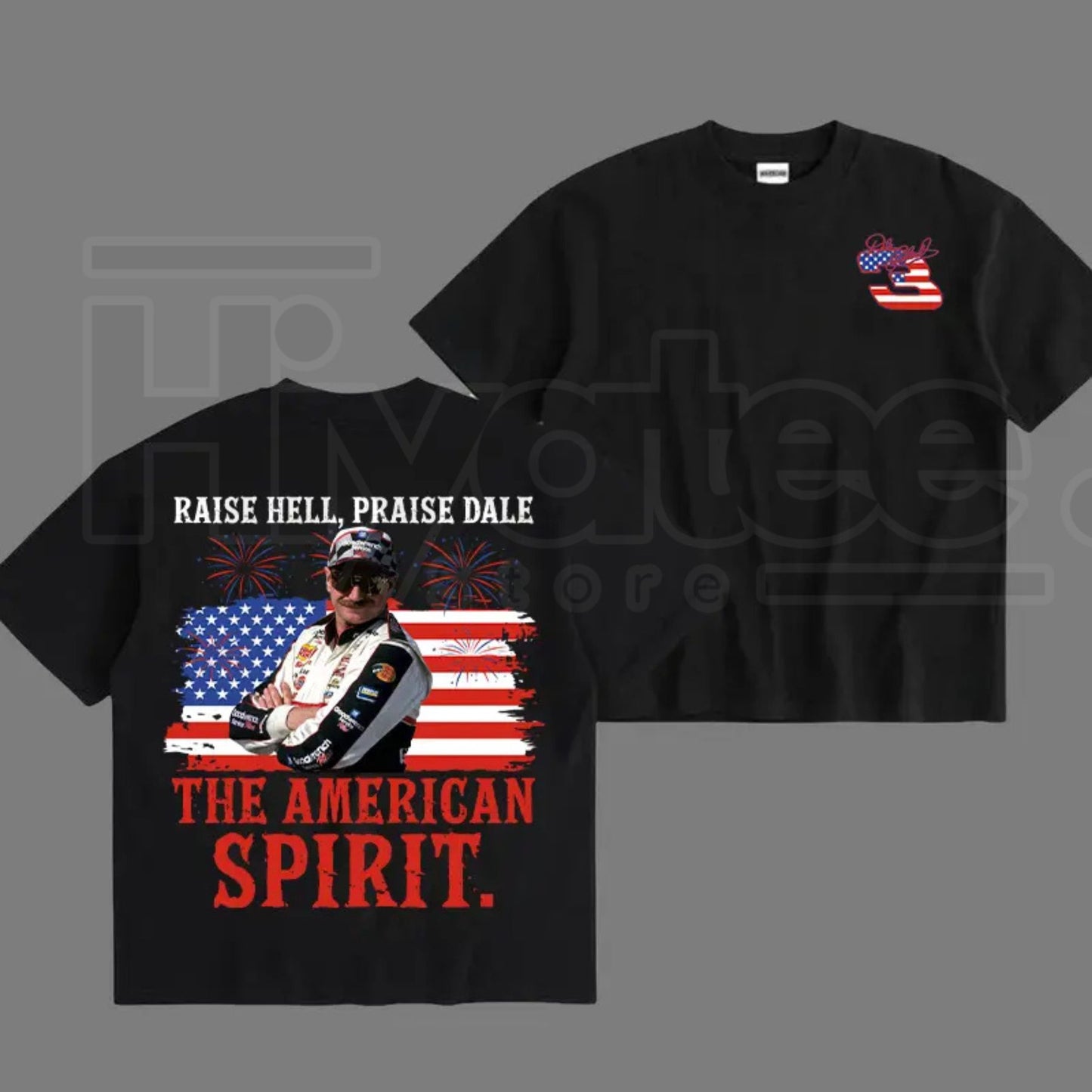 "Raise Hell, Praise Dale" – Dale Earnhardt 03 American Spirit Retro Top