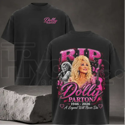 Vintage Dolly Parton Graphic Tee – 80s Country Music Run Merch Casual Oversized Shirt