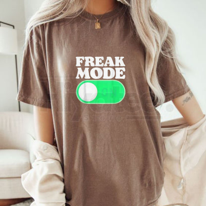 "TrendsFreak Mode On" Funny T-Shirt – High-Fashion Humor Graphic Tee